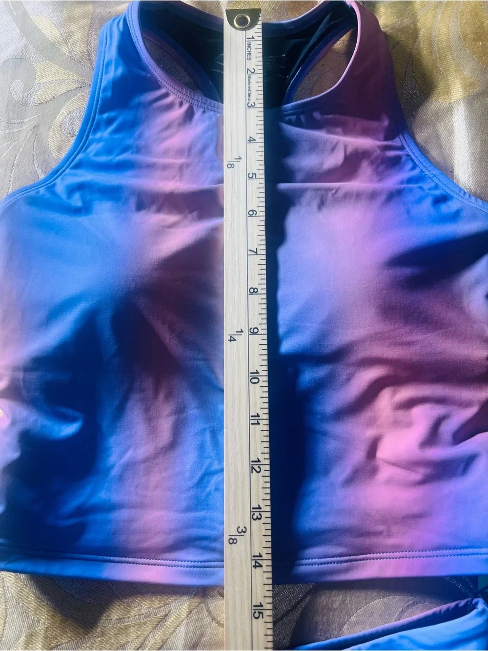 NWT KT by Knix Period Swim Set Orchid Ombré Bikini Size Small